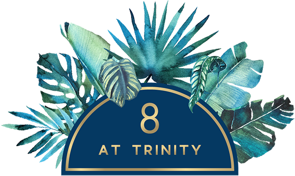 8 at Trinity Logo