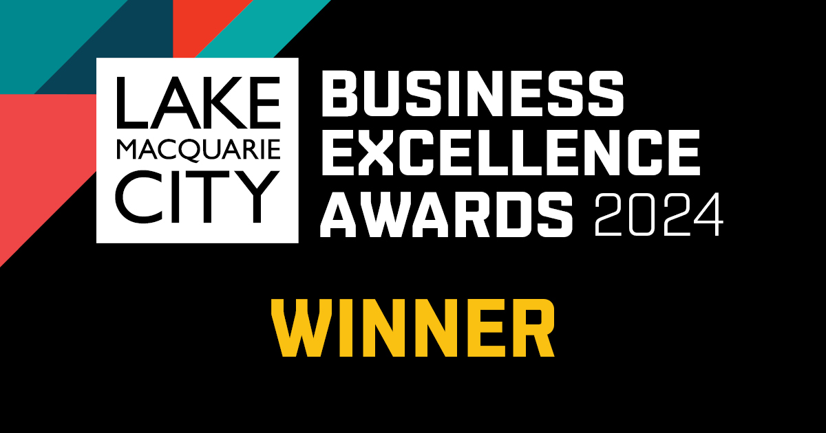 Business Excellence Awards FB tile 1200x630 Winner Plain Winner Lake Macquarie Business Awards 2024