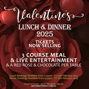 Valentine's 2025 Lunch & Dinner